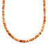 Southwest Authentic Sterling Silver Oyster Shell Bead Necklace RX106860